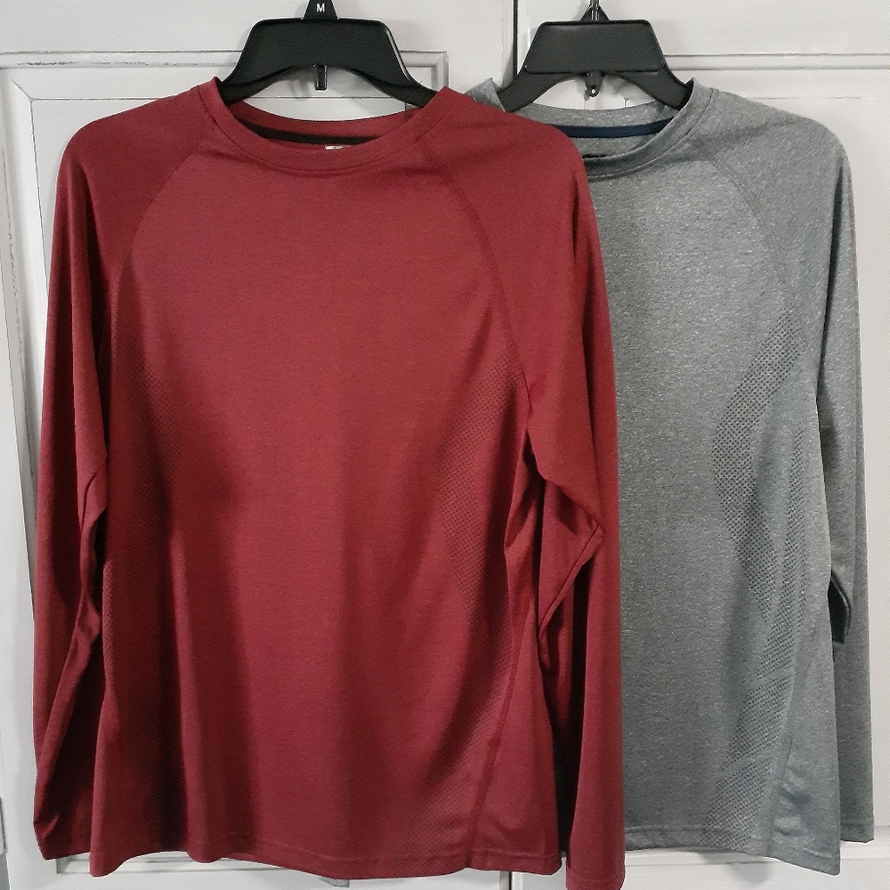 RB3 Performance Mens Long Sleeve Tee Shirts NWOT
